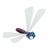 Blue dragonfly